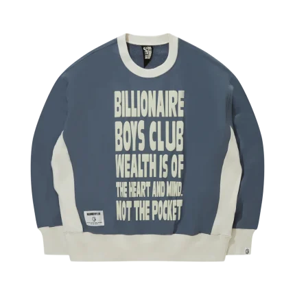 Puff Print 2Tone Cotton Sweatshirt