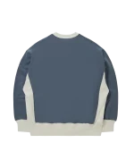 Puff Print 2Tone Cotton Sweatshirt
