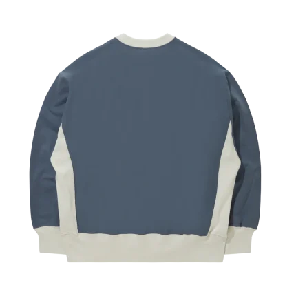 Puff Print 2Tone Cotton Sweatshirt