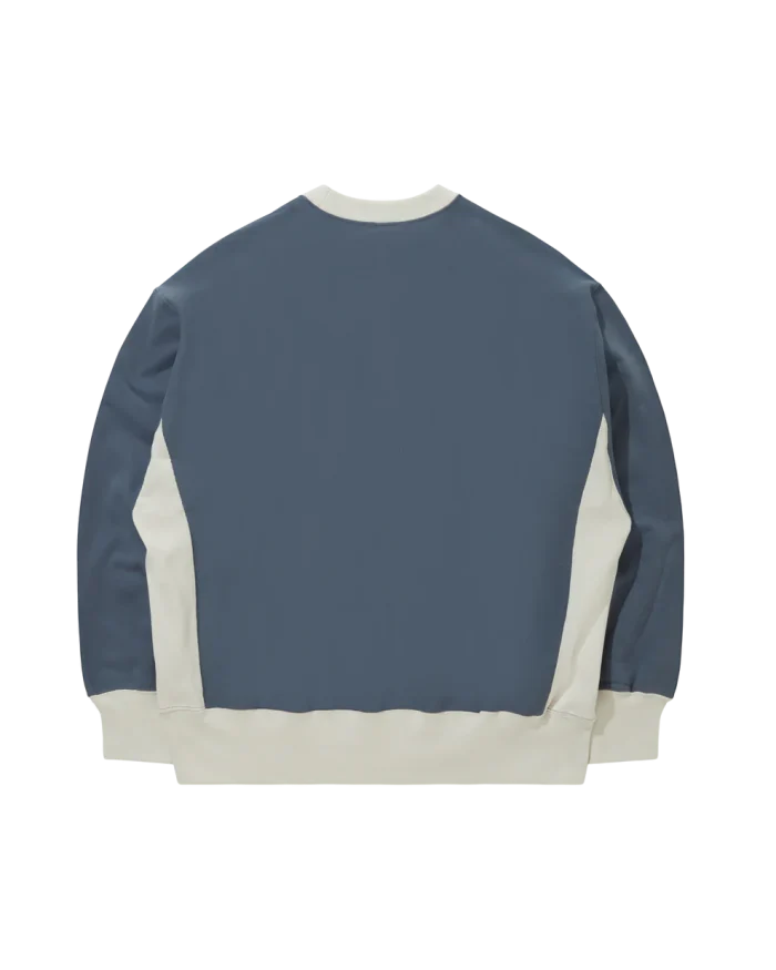 Puff Print 2Tone Cotton Sweatshirt