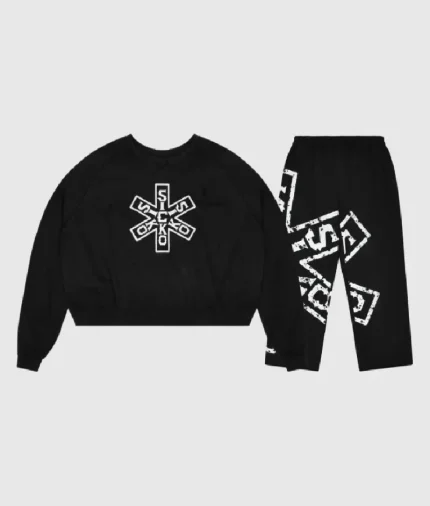 Sicko Carsicko Tracksuit Black