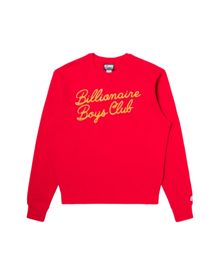 Signature Crewneck Sweatshirt – Billionaire Boys Club Red