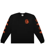 Skull Helmet Head Long-Sleeve Tee