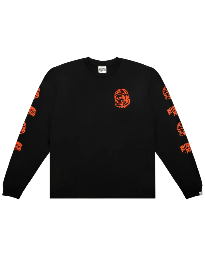 Skull Helmet Head Long-Sleeve Tee