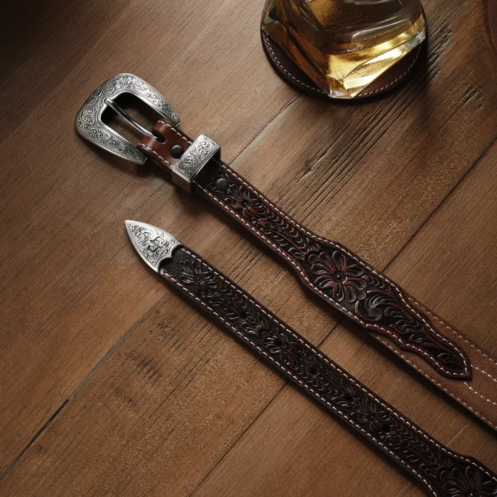 Tooled Tapered Belt