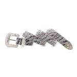 BB Triple Black Diamond Crystal Belt