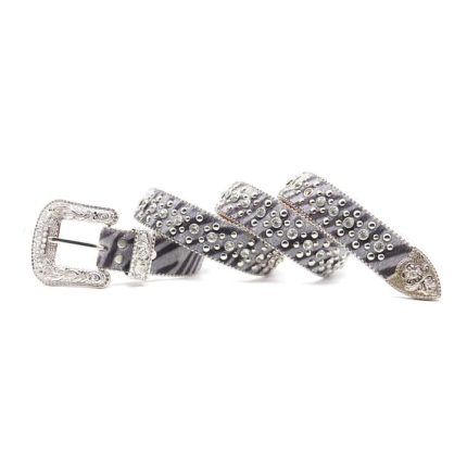 BB Triple Black Diamond Crystal Belt