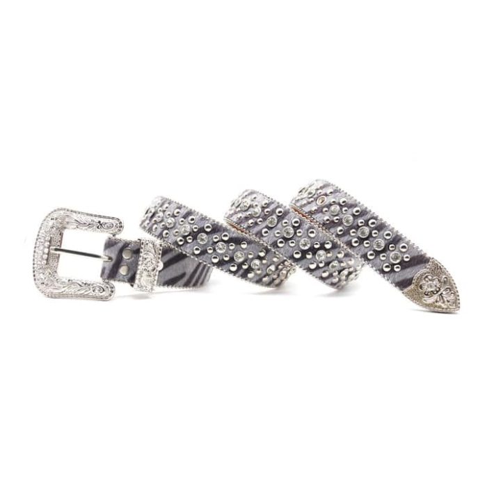 BB Triple Black Diamond Crystal Belt