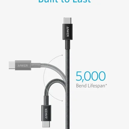 Anker - USB C to USB C Cable (6FT, 2Pack) - Black