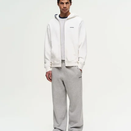 Classics Fleece Zip Up - White