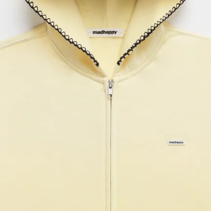 Classics Lightweight Fleece Zip Up - Cream