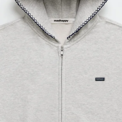Classics Lightweight Fleece Zip Up = Grey