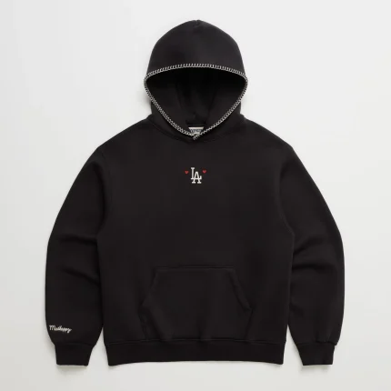 Dodgers Heart Fleece Hoodie