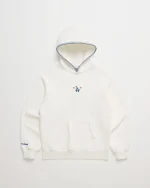 Dodgers Heart Fleece Hoodie - White