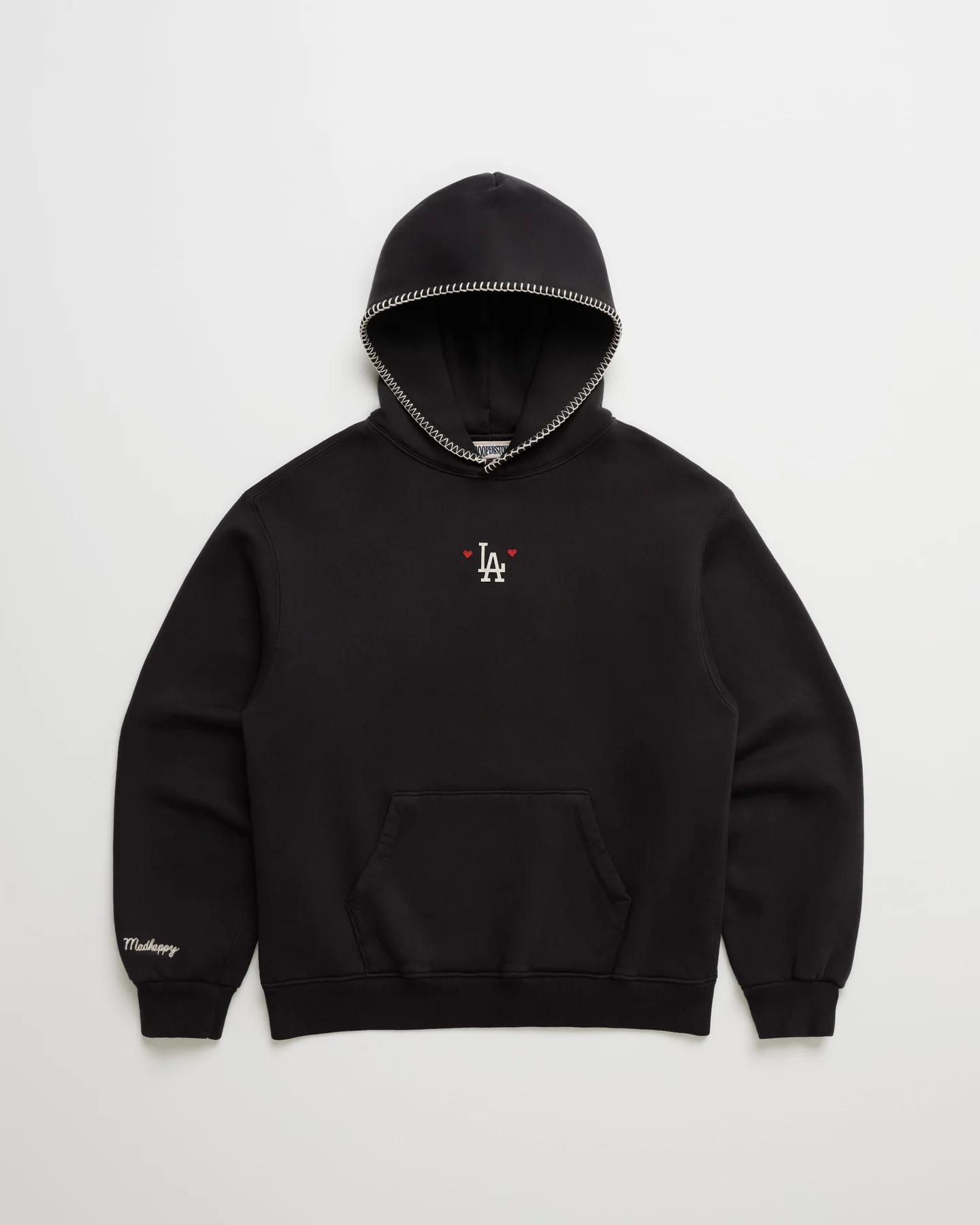 Dodgers Heart Fleece Hoodie Dodgers Heart Fleece Hoodie