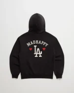 Dodgers Heart Fleece Hoodie