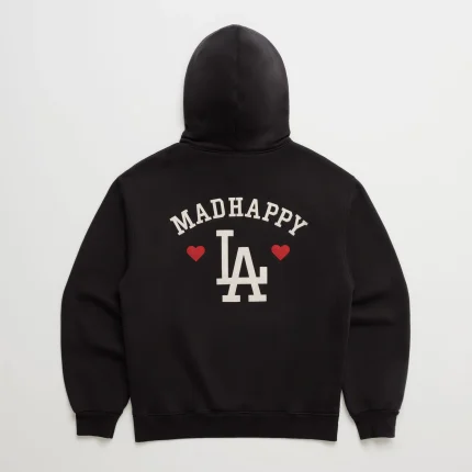 Dodgers Heart Fleece Hoodie