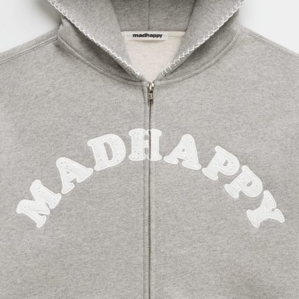 Eyelet Cooper Fleece Zip Up