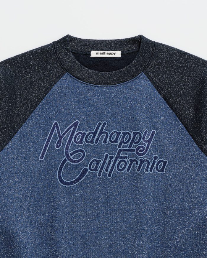 Glitter Midweight Raglan Crewneck