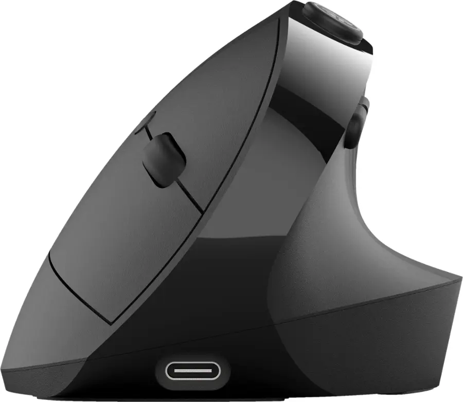 JLab - JBuds Ergonomic Wireless Mouse - Black JLab - JBuds Ergonomic Wireless Mouse - Black