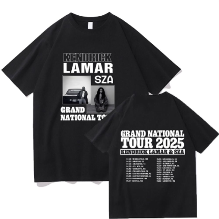 Kendrick Lamar & SZA Grand National Tour 2025 Shirt