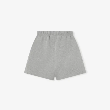 Kids Fleece Soccer Short in Concrete Heather