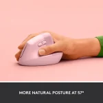 Logitech - Lift Vertical Wireless Optical Ergonomic Mouse