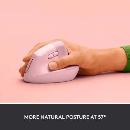 Logitech - Lift Vertical Wireless Optical Ergonomic Mouse