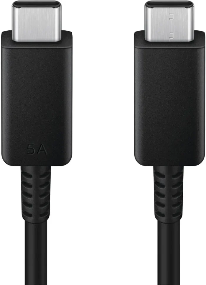 Samsung - 65W 6' USB Type C-to-USB Type C Device Cable - Black