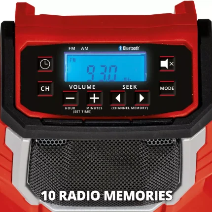 Einhell 18V AM-FM & Bluetooth Radio