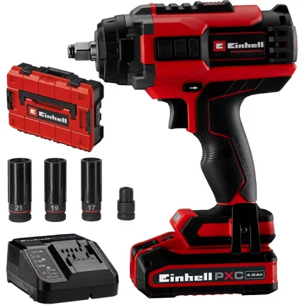 Einhell 18V Pro 450Nm Impact Wrench Kit