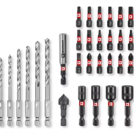 Einhell 39pc Impact Bit & HSS Drill Set