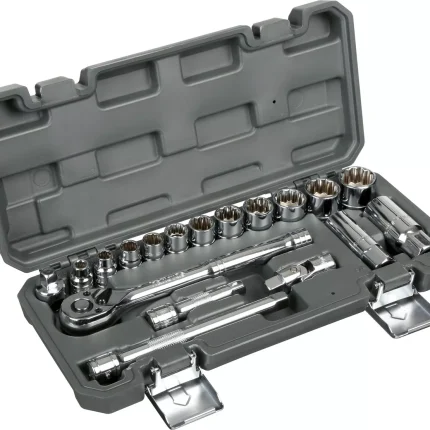 Halfords 18 Piece 3-8 Inch Drive Imperial Socket Set