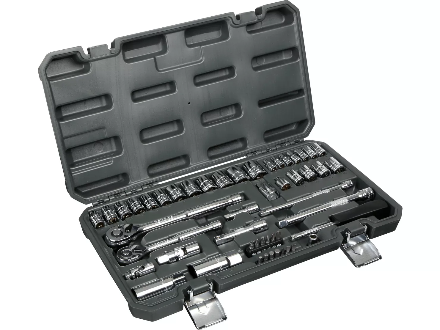 Halfords 50 Piece 1-4 & 3-8 Inch Drive Metric Socket Set Halfords 50 Piece 1-4 & 3-8 Inch Drive Metric Socket Set