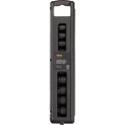 Halfords Advanced 10 Piece 3-8 Inch Drive Impact Socket Rail Set