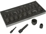 Halfords Advanced 22 Piece 1-2 Inch Impact Socket Set Modular Tray