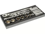 Halfords Advanced 26 Piece 1-2 Inch Socket Set Modular Tray