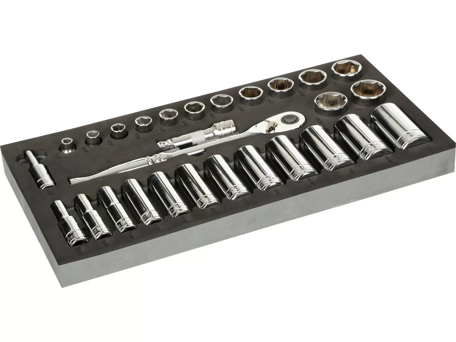 Halfords Advanced 28 Piece 3-8 Inch A-F Socket Set Modular Tray Halfords Advanced 28 Piece 3-8 Inch A-F Socket Set Modular Tray