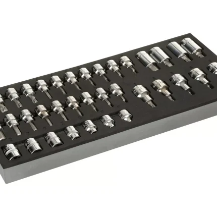 Halfords Advanced 36 Piece Bit Socket Set Modular Tray