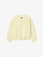 Kids 90's Fleece Crewneck in Garden Yellow