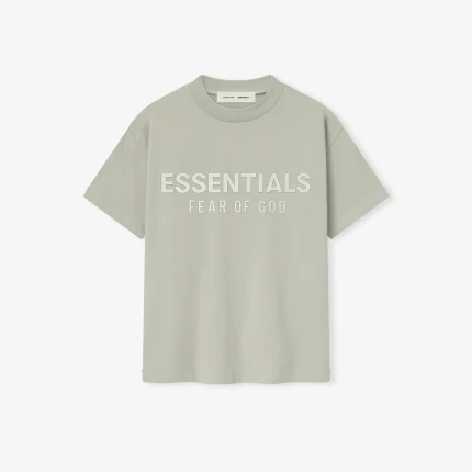 Kids Classic Crew Neck T-Shirt in Abbey Stone