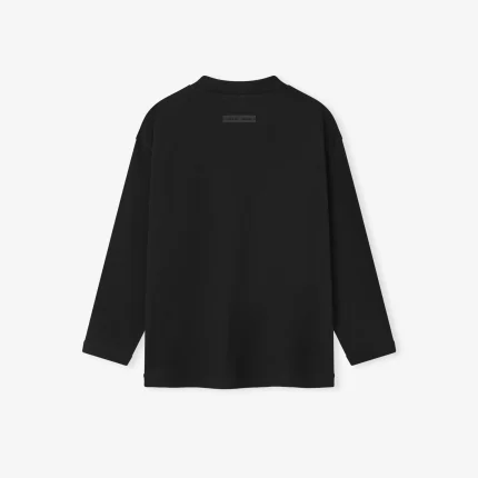 Kids Classic Long Sleeve T-Shirt in Jet Black