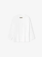 Kids Classic Long Sleeve Tee in Cloud White