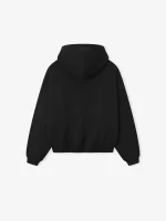Kids Fleece Hoodie in Jet Black