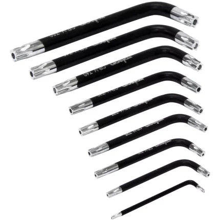 Rolson 9pc Short Arm Star Key Set