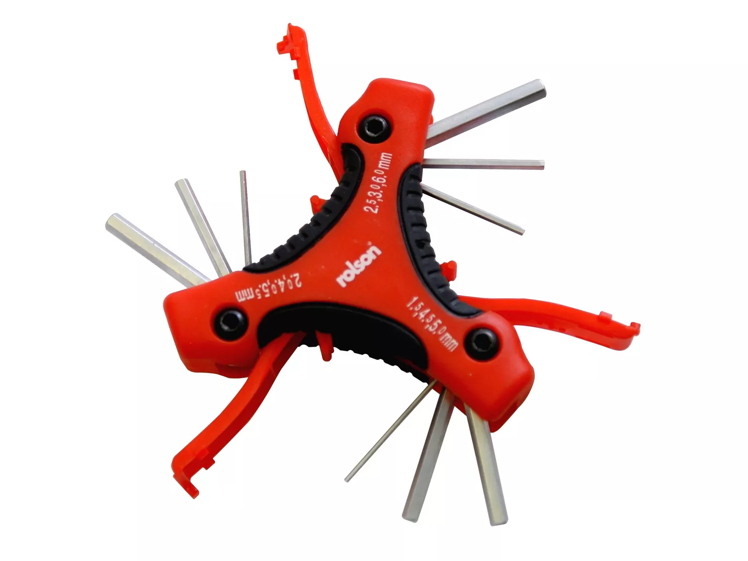 Rolson Folding Triangle Hex Key Set Rolson Folding Triangle Hex Key Set