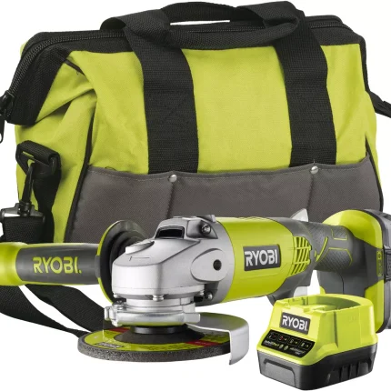 Ryobi 18V ONE+ Angle Grinder Starter Kit (1x4.0Ah)