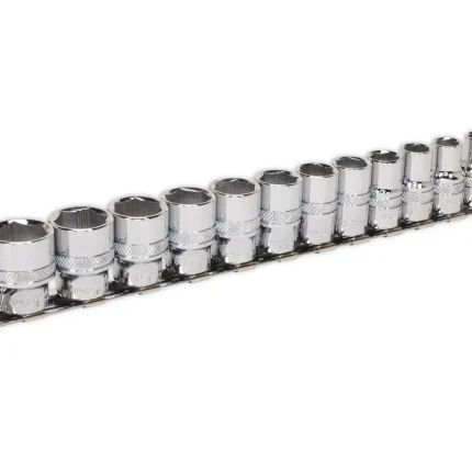 Sealey 12pc 3-8 Inch Sq Drive Lock-On™ Metric Socket Set