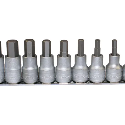 Teng 1-2 Inch Hex Bit Socket Clip Rail Set