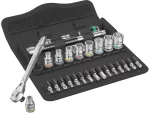Wera 8100 SA 8 Zyklop Metal Ratchet Set With Switch Lever 1-4 Drive